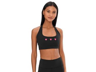 Spiritual Gangster 3 of Hearts Frankie Bra Womens Bra Black : LG, Elastane/Nylon