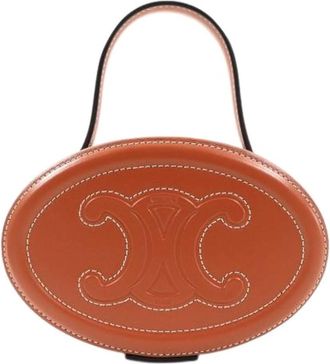 Celine Pre-owned Vintage Mini Tas - Dames - Vintage Mini Tas - Bruin - ONE Size - Leer - Vintage