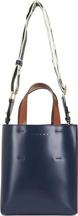 Marni Borsa tote in pelle con design color-block - Verde