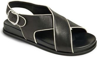 Yosi Samra Gemma Slingback Sandal in Black at Nordstrom, Size 8