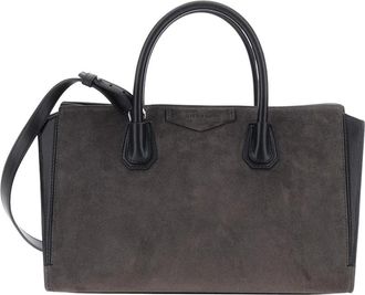Givenchy Antigona Small Bag - Dames - Handtassen - Grijs - ONE Size - Leer - Tassen