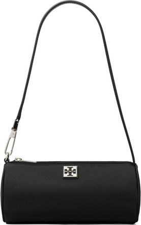 Tory Burch Black Virginia Cylinder Mini Shoulder Bag