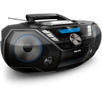 Philips Azb798t/12 Sistema Est&eacute;reo Port&aacute;til Anal&oacute;gico Y Digital 12 W Dab, Dab+, Fm Negro Reproducci&oacute;n Mp3