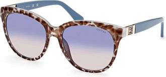 Guess GU7850 92W Womens Sunglasses Brown Size 56
