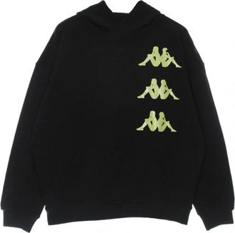 Kappa Hoodies - Heren - Hoodies - Zwart - L - Hoodies & sweatvesten