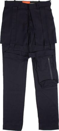 Who Decides War by Ev Bravado Retroversion Trousers - Navy