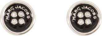 Marc Jacobs Messing Knoop Stud Oorbellen - Dames - Oorbellen - Grijs - ONE Size - Accessoires