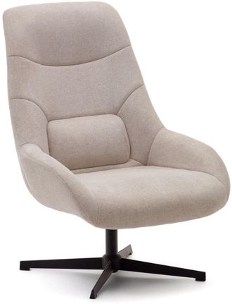 K Home Drehbarer Design Sessel Zelido Chenille Beige