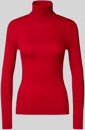 Lauren Ralph Lauren Strickpullover mit Seiden-Anteil Modell ZOE in Rot, Größe XL