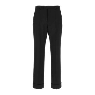 Valentino Garavani Suit Trousers, male, Black, Size: XL Pantalone | VLogo Signatu
