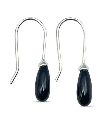 Christophe Lemaire Sweet Tooth drop earrings - women - Rhodium - One Size - Silver