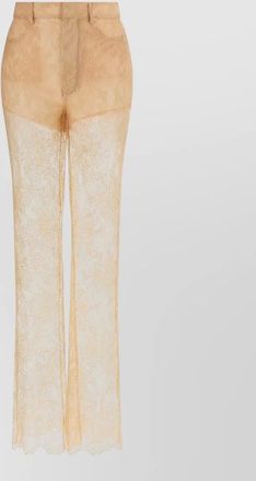 Giuseppe Di Morabito lace flared trousers