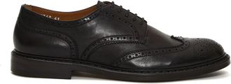 Doucal's Stringata Coda di Rondine - Heren - Veterschoenen - Bruin - 43 1/2 EU - Leer - Schoenen