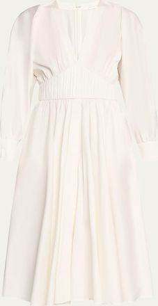 Alexis Viro Long-Sleeve Midi Dress