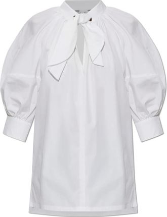 Max Mara Overhemden, Dames, Wit, S, Katoen, Quinoa Top