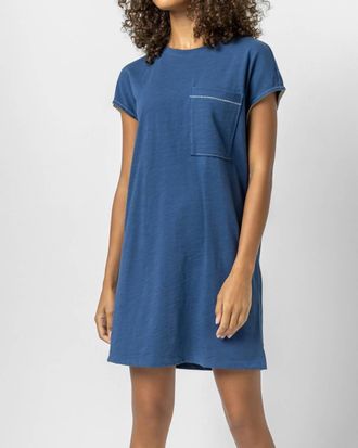 Lilla P Easy Pocket Tunic Dress In Ink