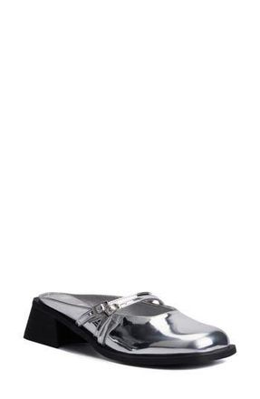 Olivia Miller Aquarius Mule in Silver at Nordstrom Rack, Size 6.5