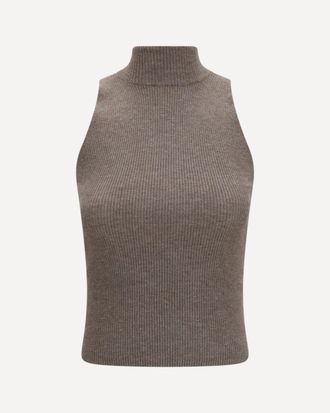 Brunello Cucinelli High-neck Vest with luminous details Female M