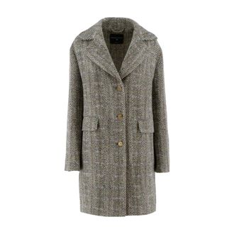Ermanno Scervino Dames, Mantels, Groen, Maat: 2XS