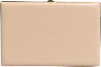 Dolce & Gabbana Beige Lambskin Leather Clutch Evening Women Purse Womens Bag (Pre-Owned)