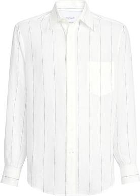 Brunello Cucinelli Shirt with chest pocket in Panama at Nordstrom, Size Xxx-Large Eu