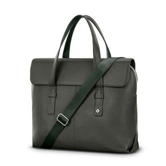 Samsonite Mobile Solution 2 Convertible Leather Briefcase in Olive at Nordstrom