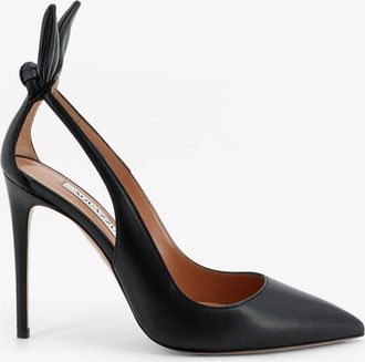 Aquazzura Decollet&eacute; Bow Tie in pelle - AQUAZZURA - gender_Woman