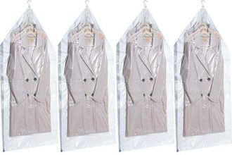 OEM Bolsas De Almacenamiento Al Vac&iacute;o Para Colgar, Juego De 4, Largas, 135 X 70 Cm, No Requieren Herramientas, Bolsas Colgantes Que Ahorran Un 80 % De Esp