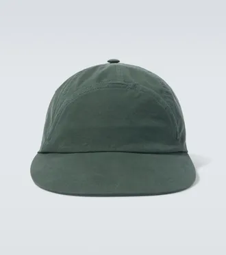 The Row Wald cotton and cashmere baseball cap