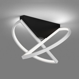 Trade Shop Trade Shop - Copy Of Plafoniera Led 32 W Rettangolare Oro Design Moderno Lampadario A Soffitto 50224