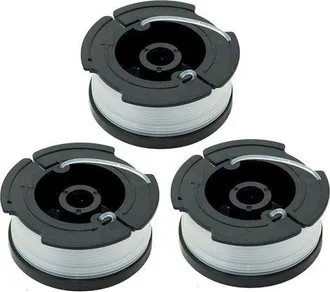 OEM Carrete De 0,065 Para Desbrozadoras Black+decker (carrete De Repuesto De Alimentaci&oacute;n Autom&aacute;tica), Compatible Con Black+decker Af-100, Paquete De 3