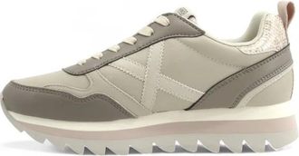 Munich Ripple Platform Sneaker - Dames - Sneakers - Grijs - 41 EU - Leer - Schoenen