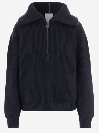 Malo Womens Sweater Cashmere Dark Navy