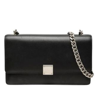 Celine Pre-owned Case Crossbody Tas - Dames - Pre-owned - Zwart - Maat: ONE Size Leer