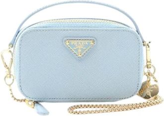 Prada Pre-owned Cross Body Bags, female, Blue, Size: ONE SIZE Pre-owned Vintage Cross Body Bag