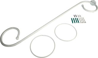 Liedeco Gardinenstange »Baldachingarnitur« Ø 12 mm 1 läufig-läufig Fixmass