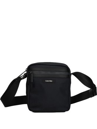 Calvin Klein textured crossbody bag - men - Recycled Polyester/Polyurethane - One Size - Black
