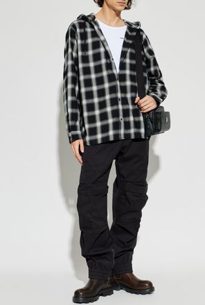 Diesel P-BEECK-WRD-EPCH Cargo Trousers, Mens, Black