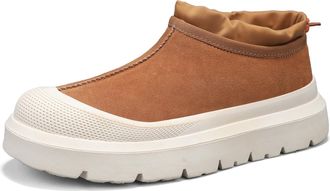 Generic Warm Anti-Slip Thick Sole Boots for Men & Women, Winter Fleece Lined Suede Ankle Boots for Casual & Outdoor White