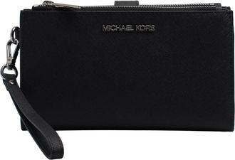 Michael Kors Jet Set Grote Portemonnee - Dames - Portefeuilles - Zwart - ONE Size - Leer - Accessoires