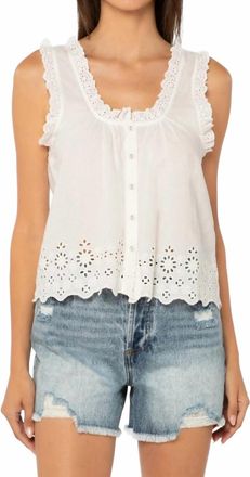 Velvet Heart Rosabel Tank Top In White