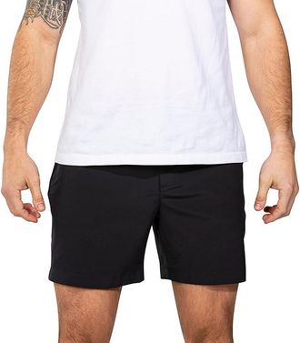 Chubbies The Midnight Adventures 6 (Everywear Performance Shorts) Mens Shorts Black - Solid : 2XL 6, Polyester/Spandex