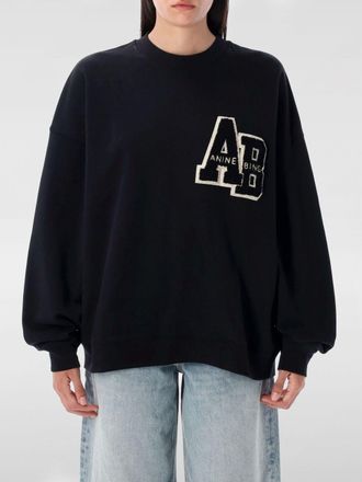 Anine Bing Felpa in cotone con logo