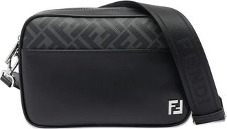 Fendi Cross Body Bags, male, Black, Size: ONE SIZE Bolso Squared FF