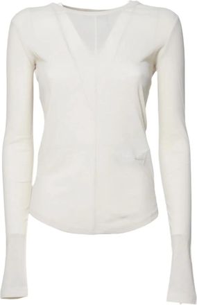 Max Mara T-shirt a maniche lunghe - Bianco