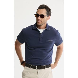 J.A.C.H.S. Cotton Interlock Polo in Navy at Nordstrom, Size Xx-Large