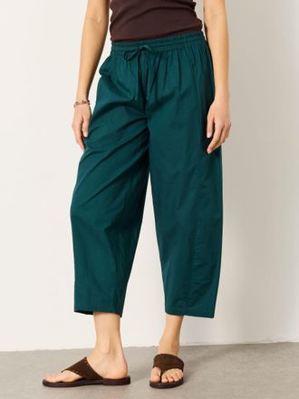 Fat Face FatFace Teal Blue River Poplin Tapered Trousers