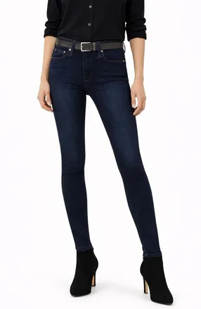 Fidelity Denim Gwen High Rise Jeans in Falcon Blue at Nordstrom, Size 25