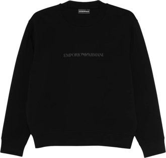 Emporio Armani Black Crew Neck Sweatshirt