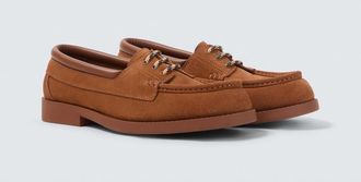 Bottega Veneta Pier suede boat shoes
